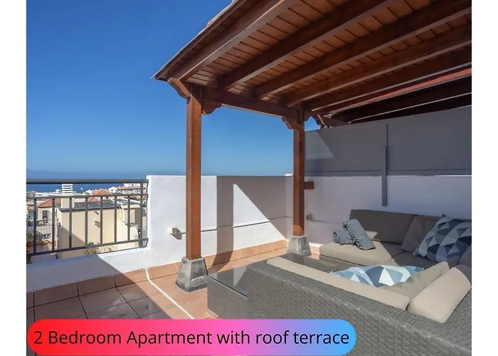Stylish 2br With Fantastic Ocean Views And Wifi In Costa Adeje *
