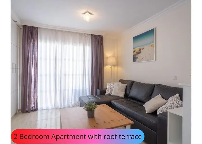 Apartmán Stylish 2br With Fantastic Ocean Views And Wifi In Costa Adeje *